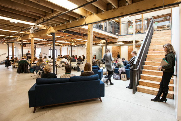 The Posner Center, which houses over 60 organizations, is an excellent example of shared work space in Denver | photo courtesy: Denver Shared Spaces.