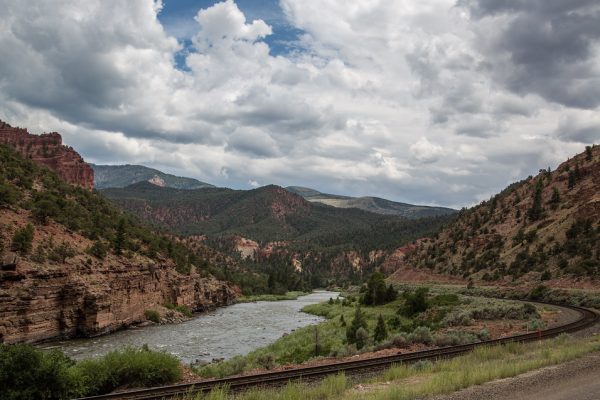 Colorado River Road runs along the Colorado River between Burns and Dotsero, Colorado. Photo Courtesy | Tony Webster