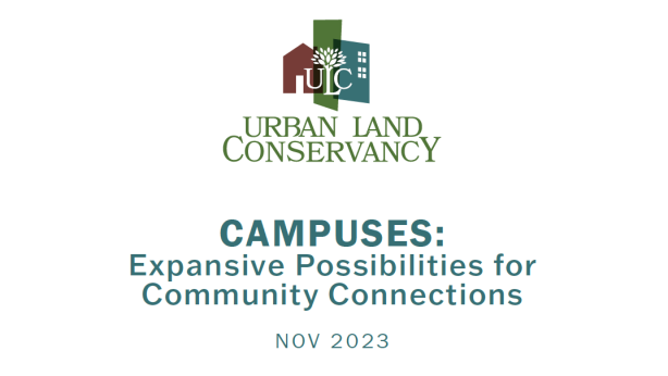 ULC logo and headline that says campuses: expansive possibilities for community connections November 2023
