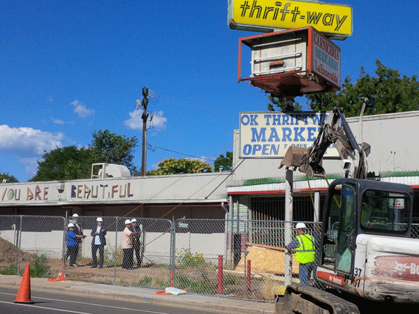 ULC and Partners Pull Down the Thriftway Sign