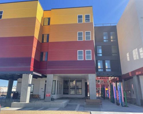 Affordable housing and community healthcare at Viña Apartments in Denver's Elyria-Swansea neighborhood