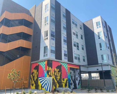 Units of affordable housing at Walnut Street Lofts in Denver Colorado