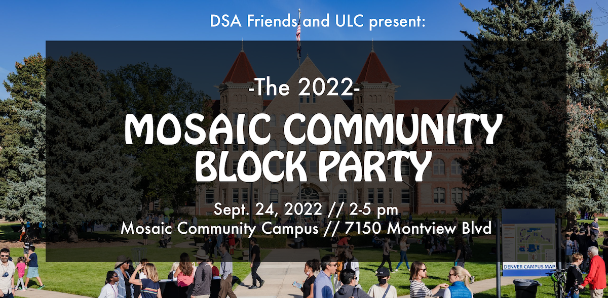 the 2022 Mosaic Community block party sept 24 2022
